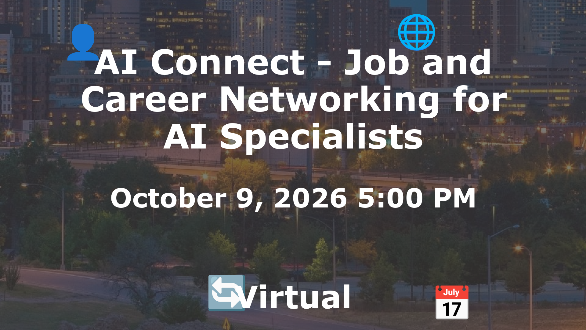 AI Connect - Job and Career Networking for AI Specialists event image